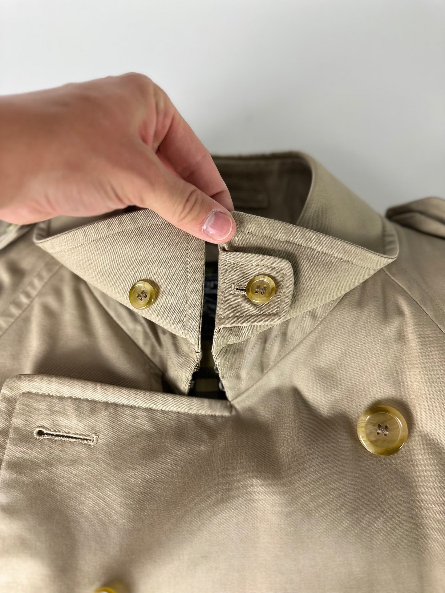 Vintage Burberry Trench Coat Size 48 M
