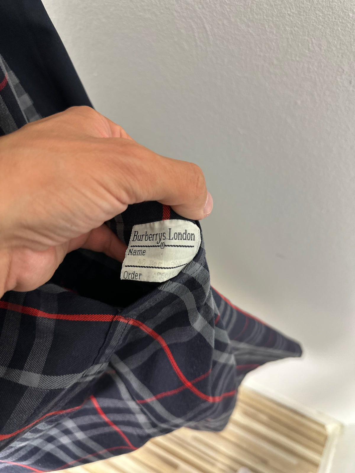 Vintage Burberry Trench Coat Navy Size 50 L