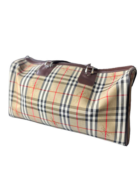 Vintage Burberry Nova Check Boston Bag