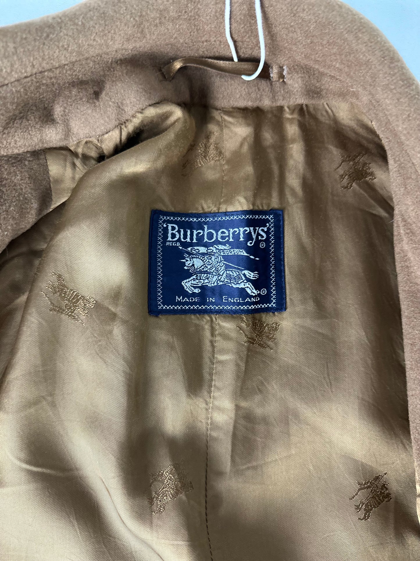 Vintage Burberry Camel Coat Size 52 L