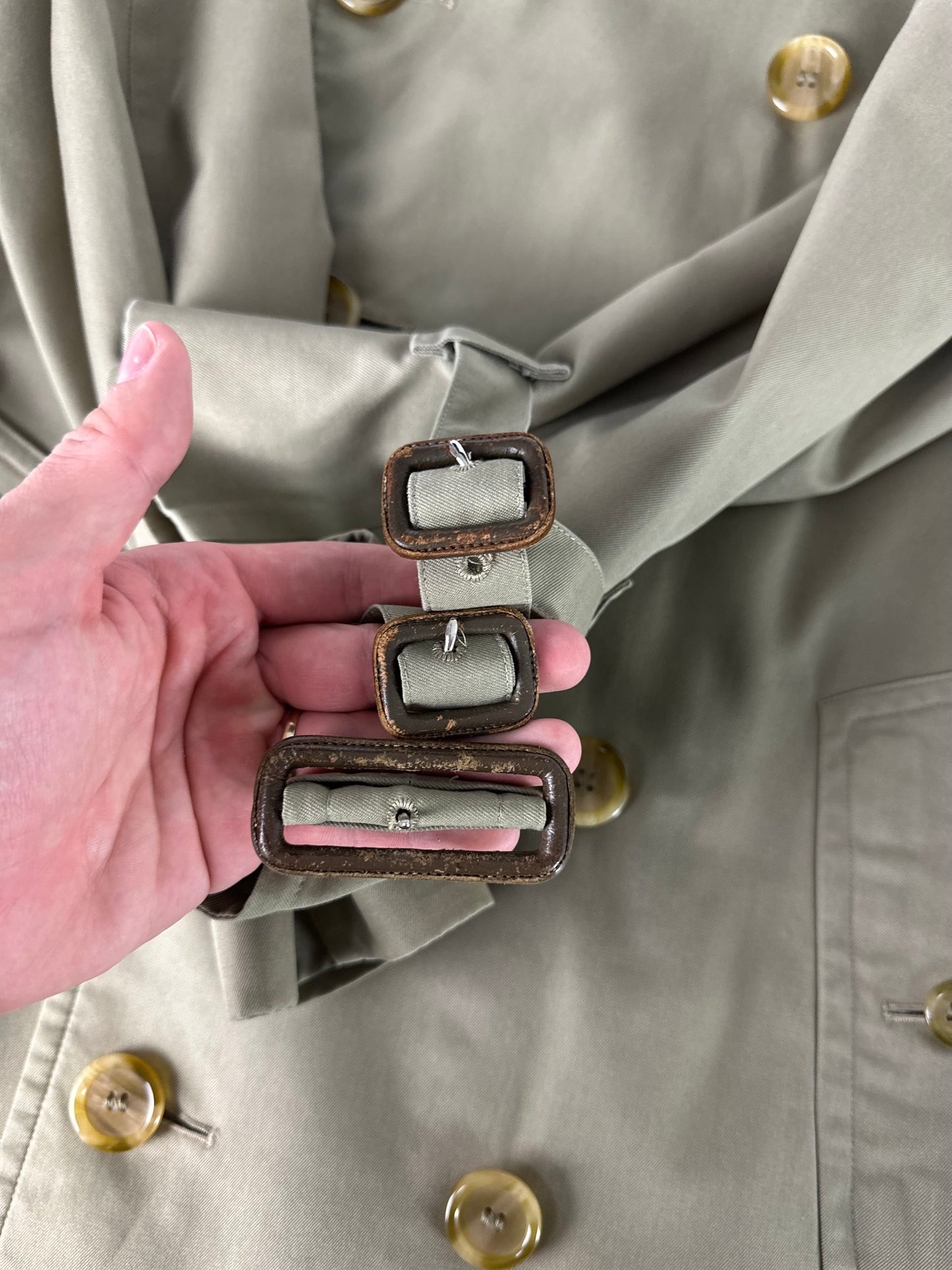 Vintage Burberry Trench Coat Size 46 S