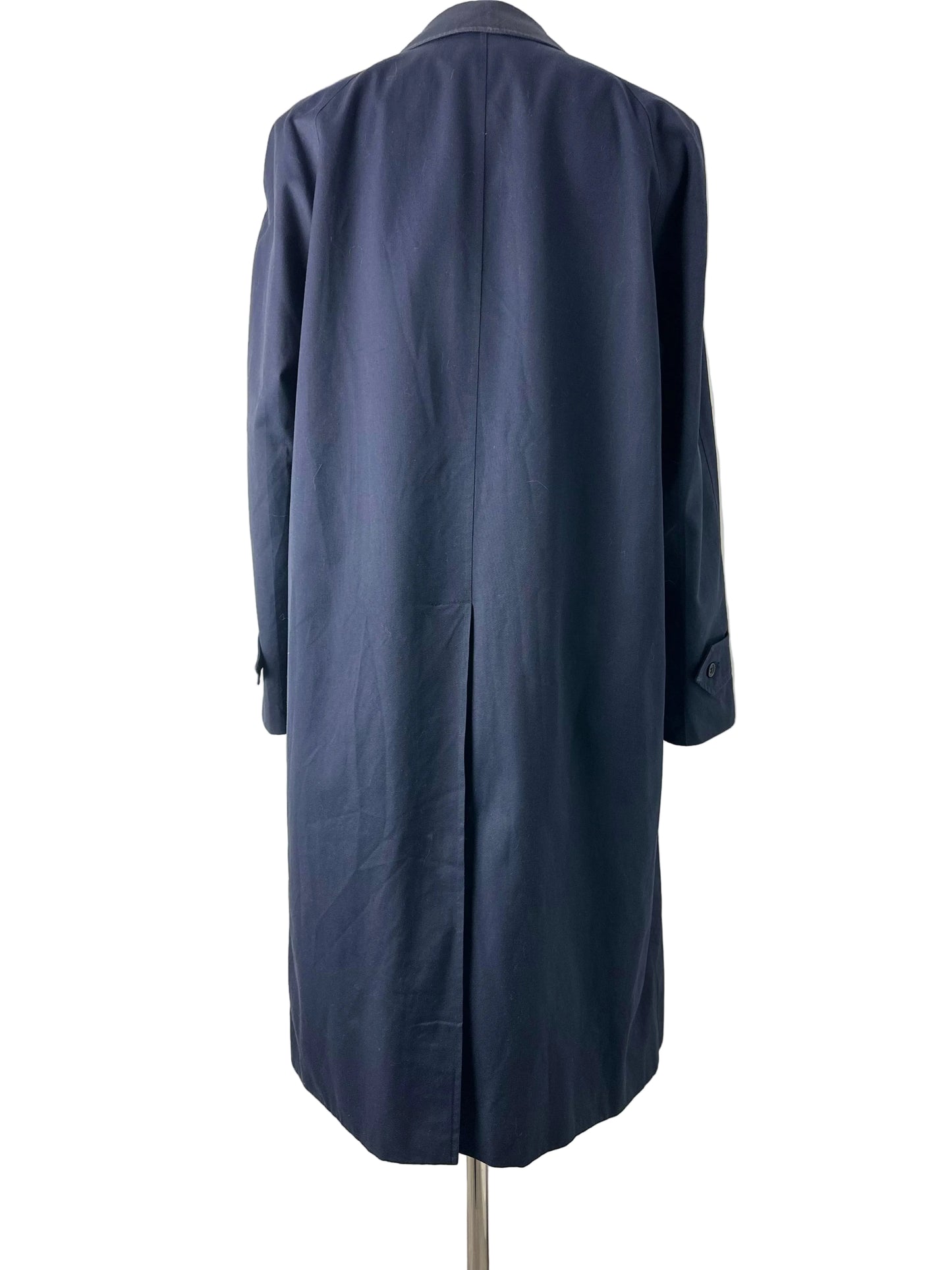 Vintage Burberry Car Coat Navy Size 48