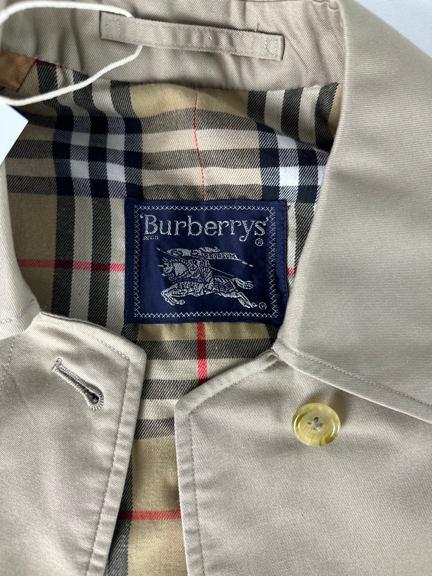 Vintage Burberry Car Coat Size 10 S