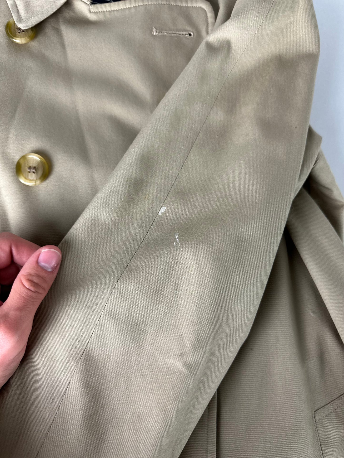 Vintage Burberry Trench Coat Size 10 S