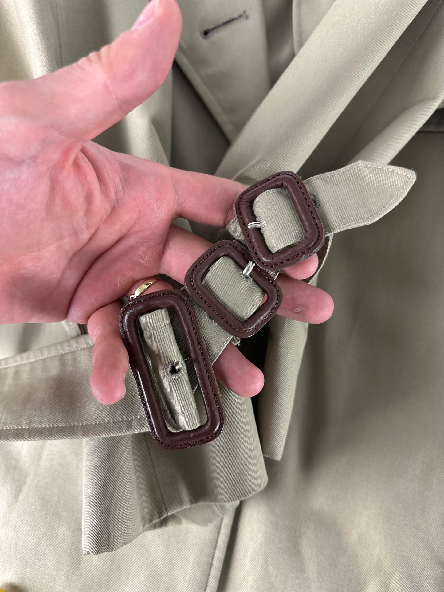 Vintage Burberry Trench Coat Size 14 L