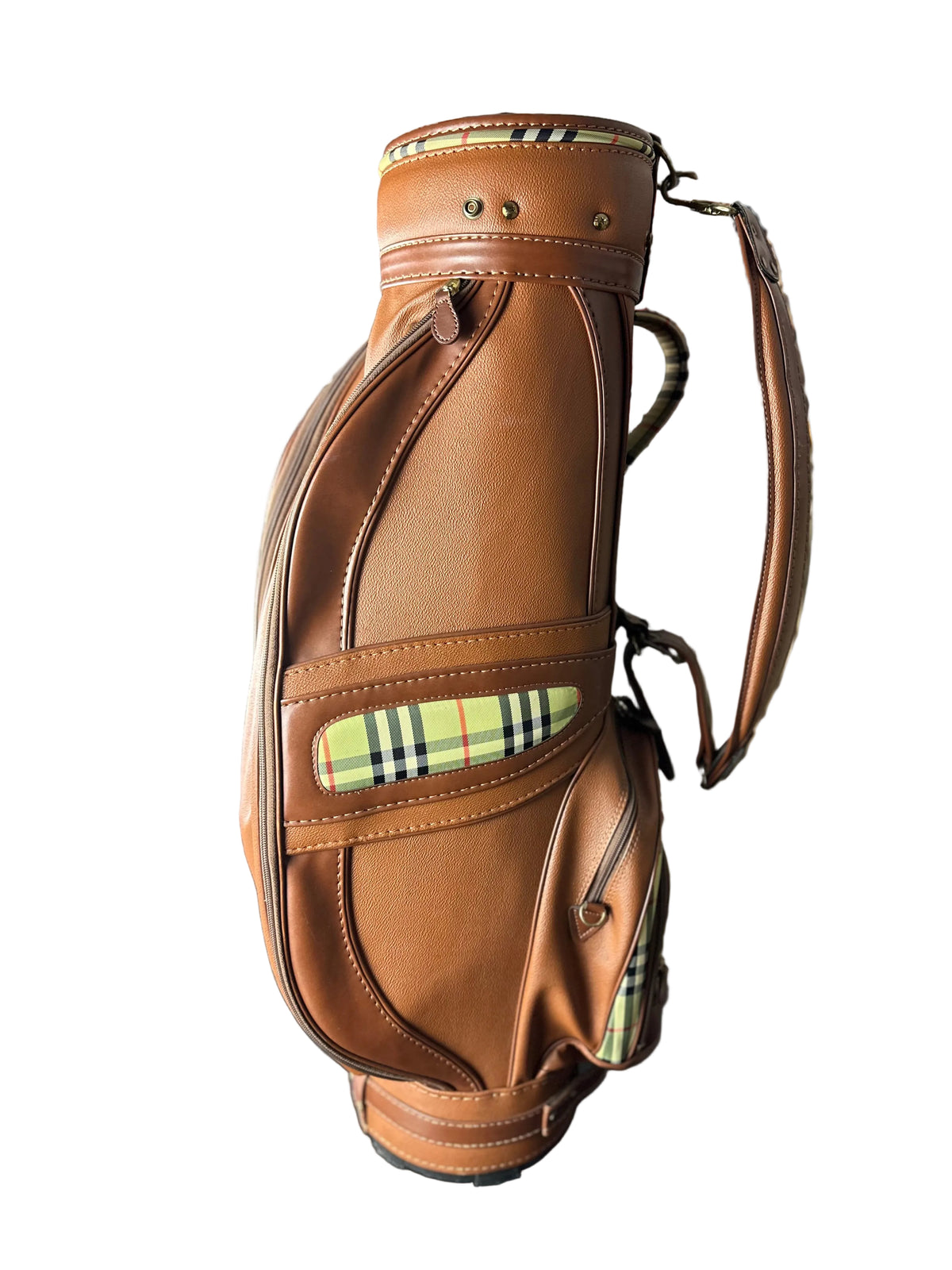 Vintage Burberry Nova Check Golf Caddy Bag