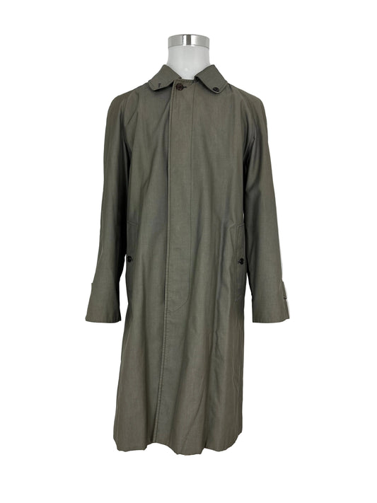 Vintage Burberry Car Coat Grey Size 50 L