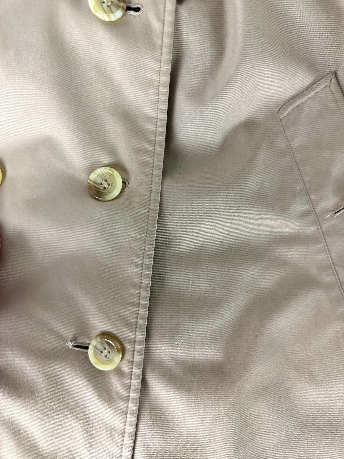 Vintage Burberry Trench Coat Size 8 XS