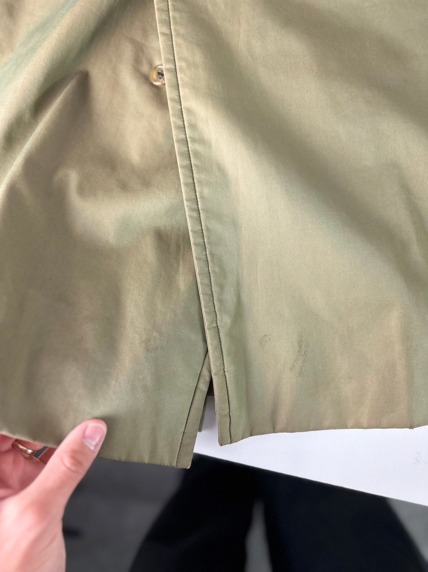 Vintage Burberry Trench Coat Size 46 S