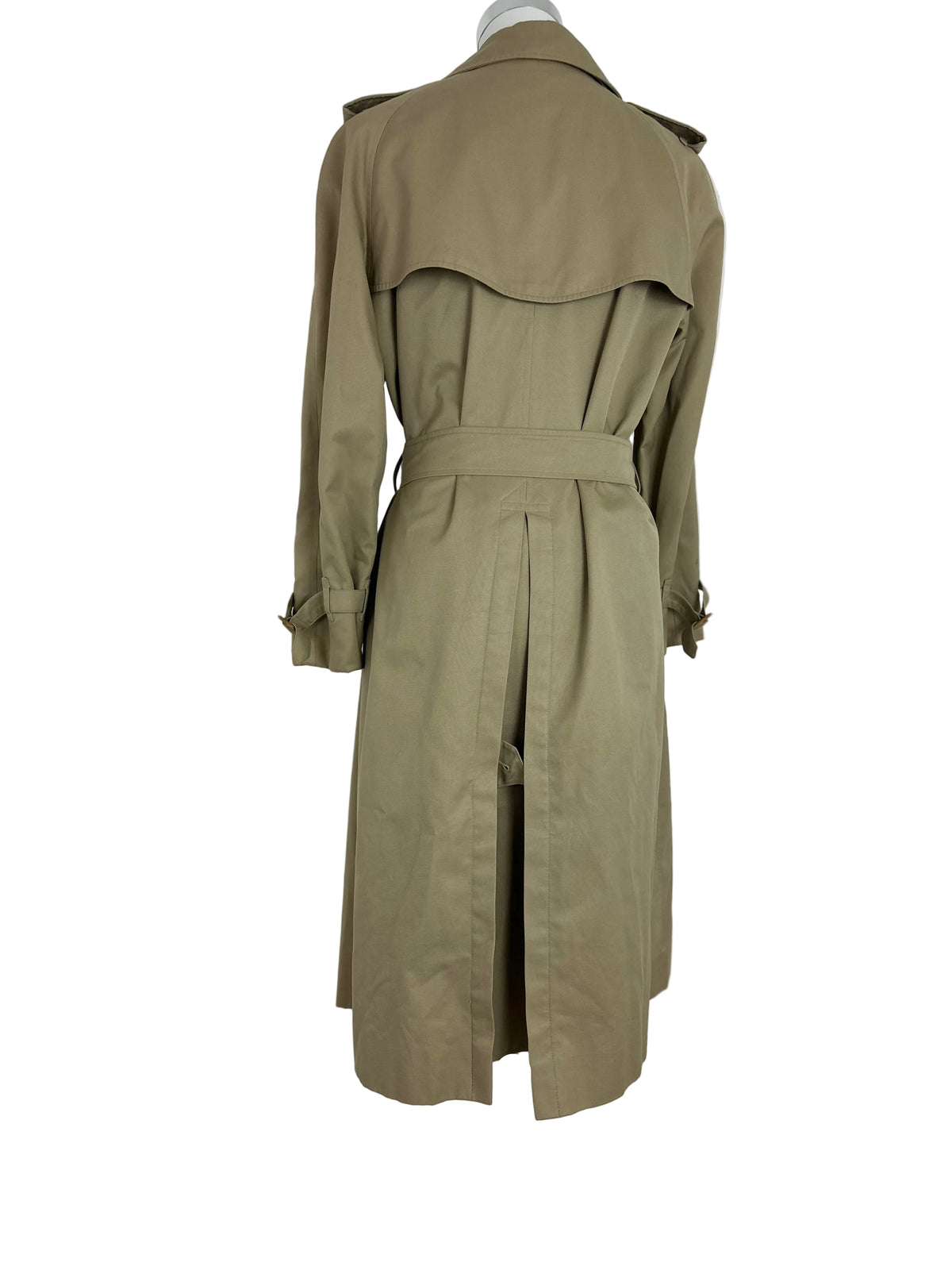 Vintage Burberry Trench Coat Beige Size 10 S