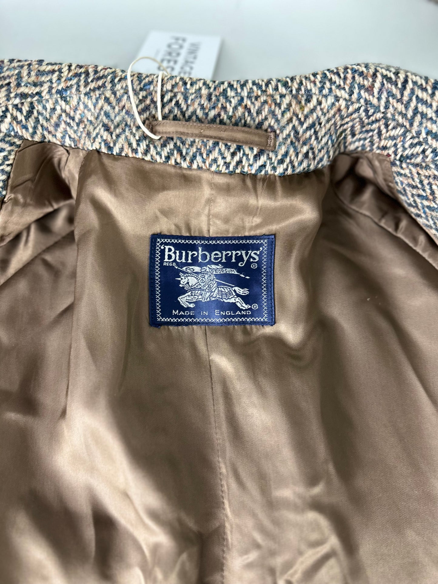 Vintage Burberry Wool Coat Size 12 M