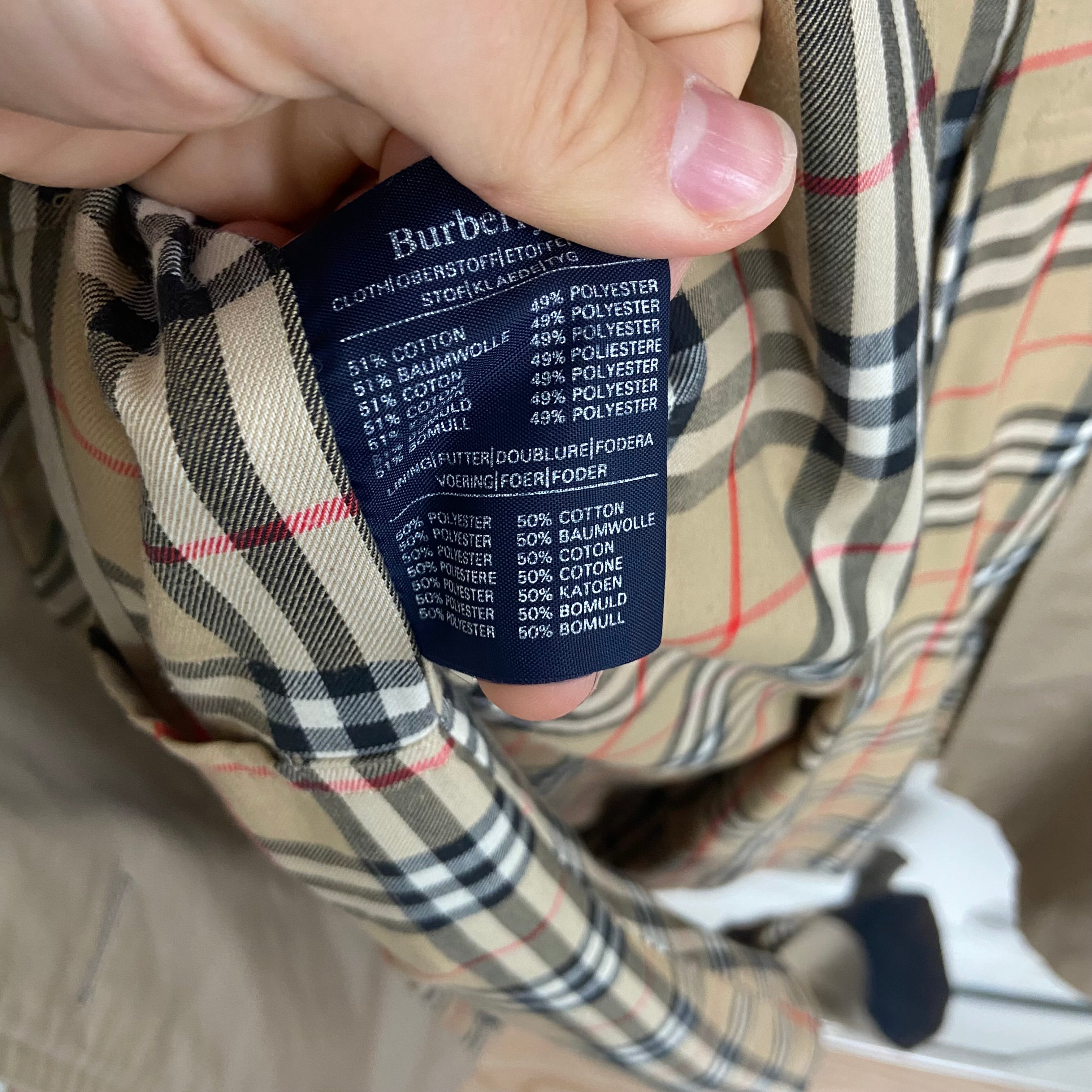 Burberry Trenchcoat Size 46/S