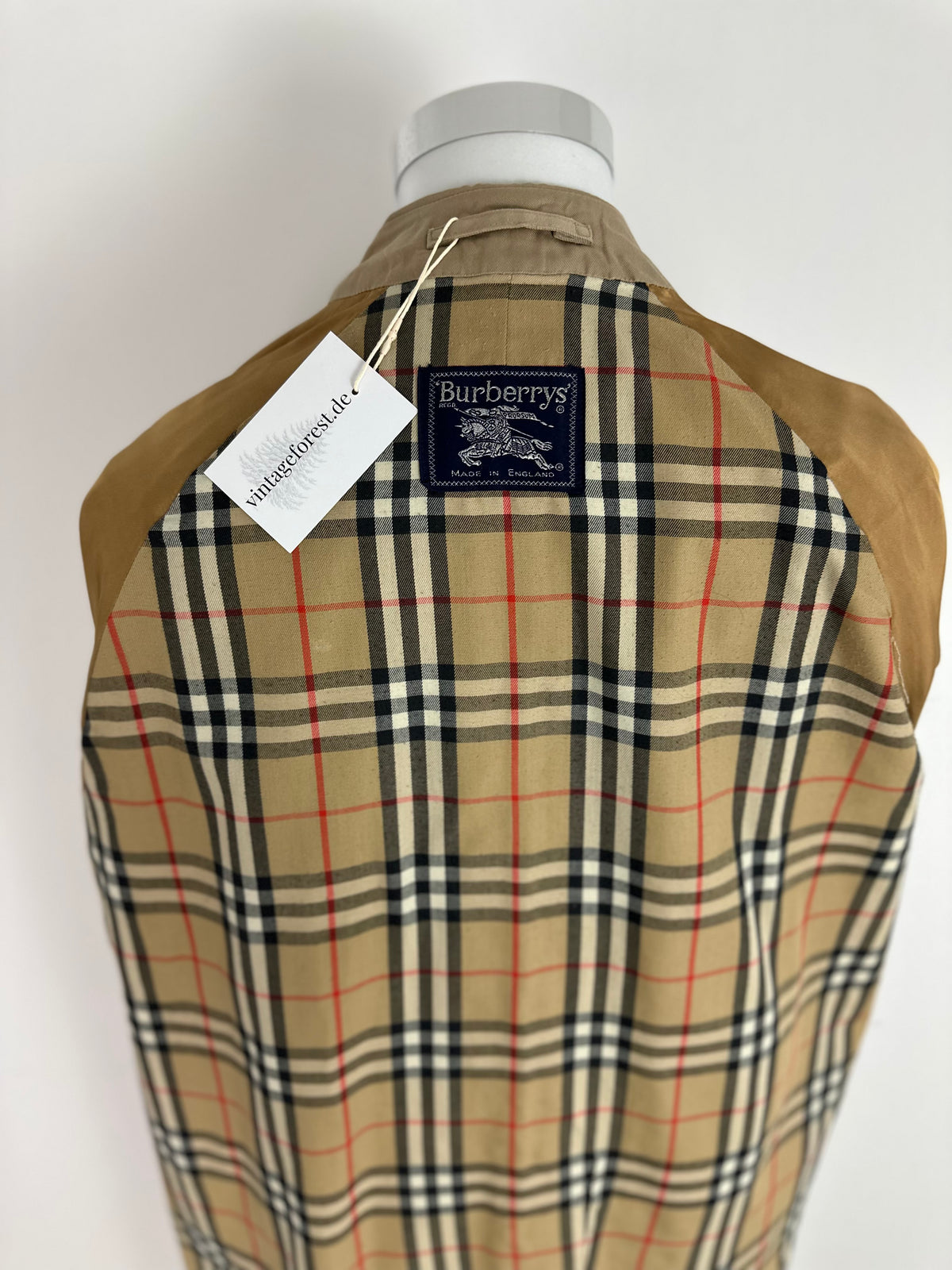 Vintage Burberry Car Coat Beige Size 50 L