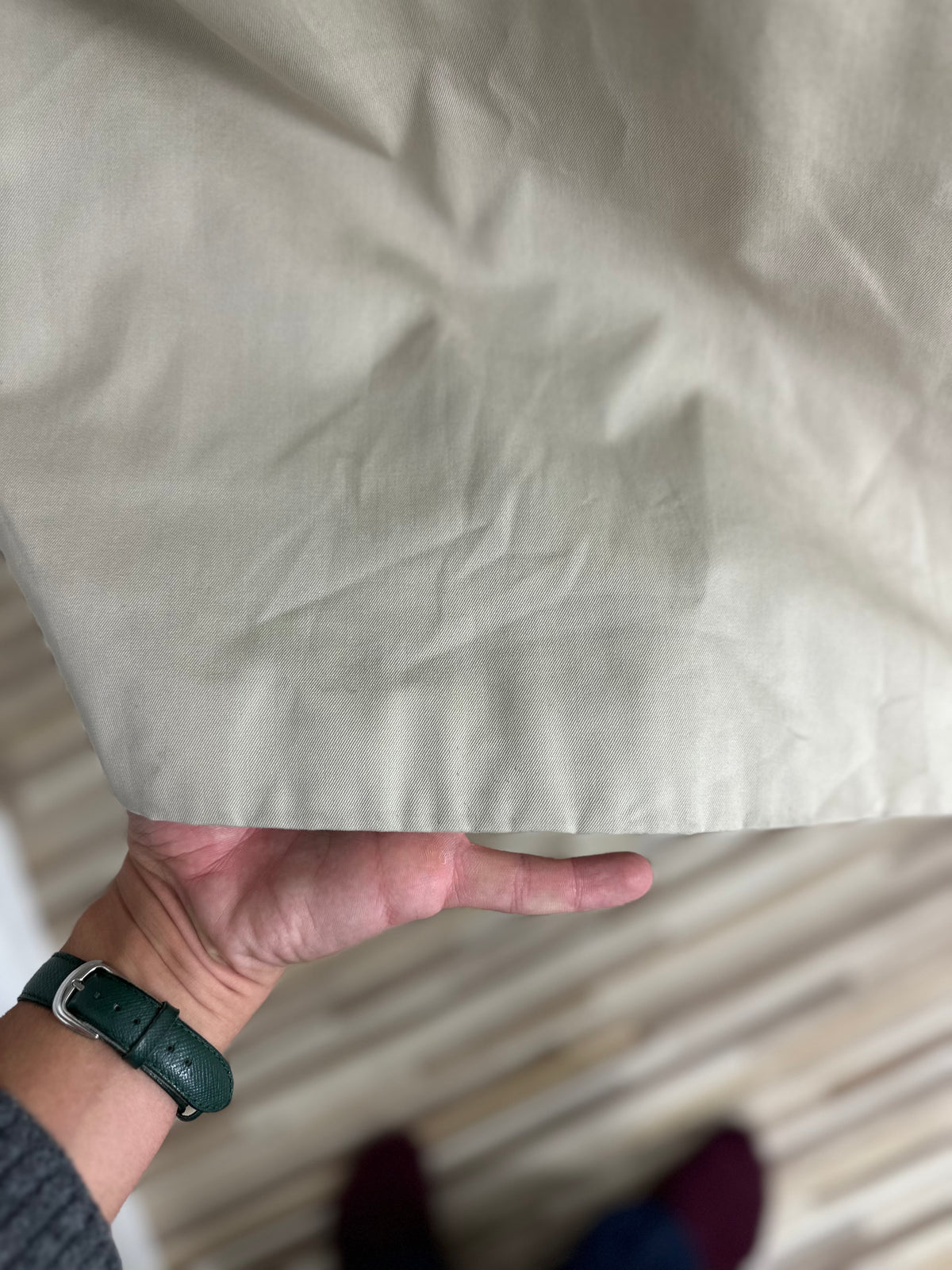 Vintage Burberry Car Coat Creme Size 16 XL
