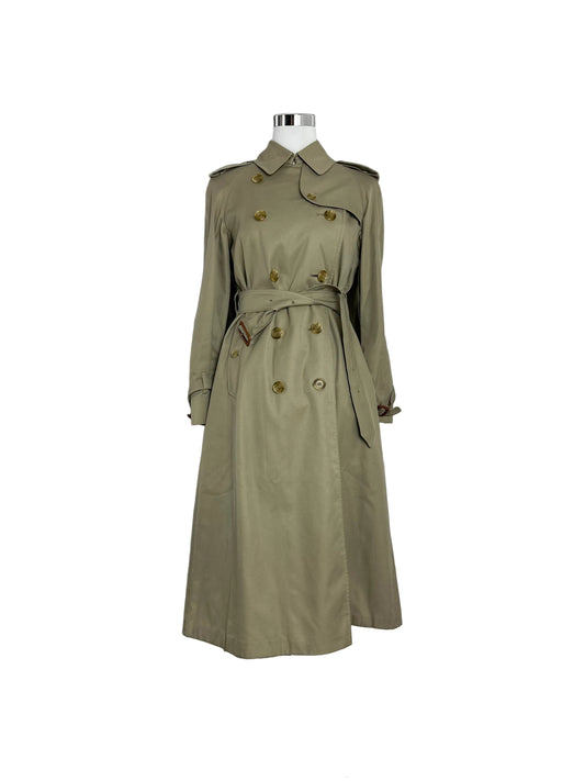 Vintage Burberry Trench Coat Size 8 XS