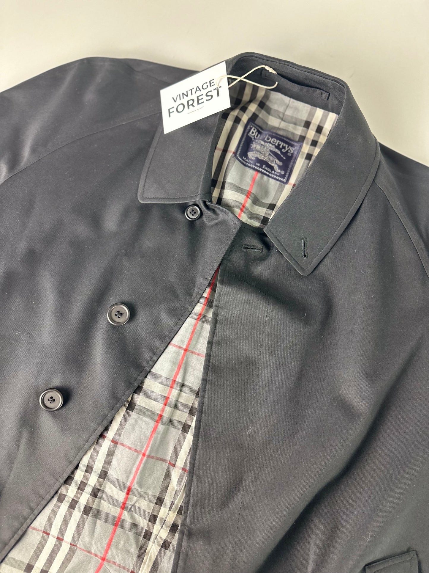 Vintage Burberry Car Coat Size 48 M