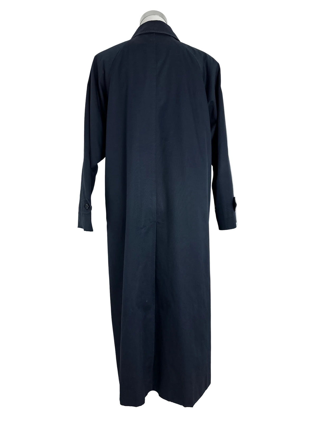 Vintage Burberry Car Coat Navy Size 14 L