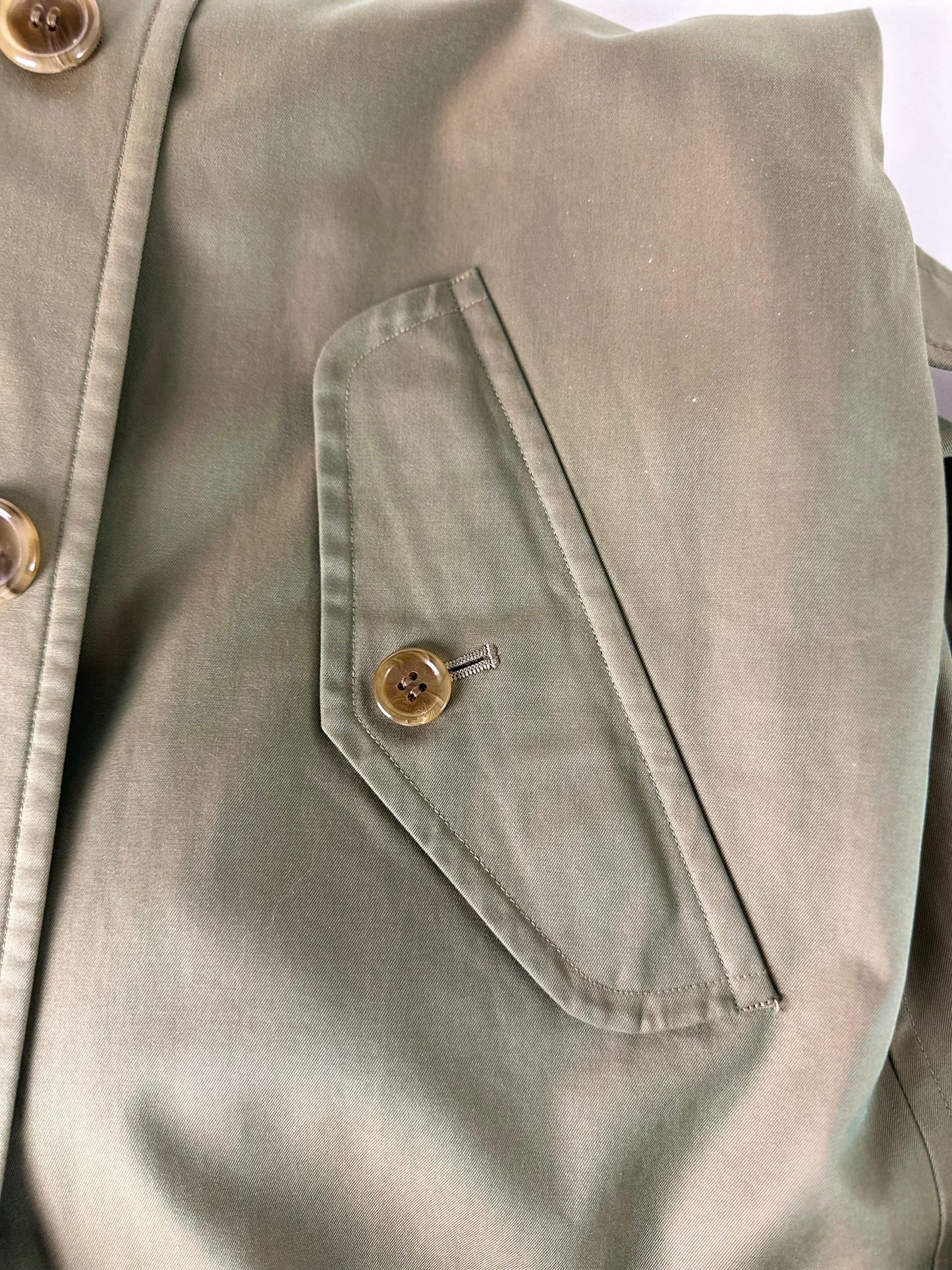 Vintage Burberry Trench Coat Size 12 M