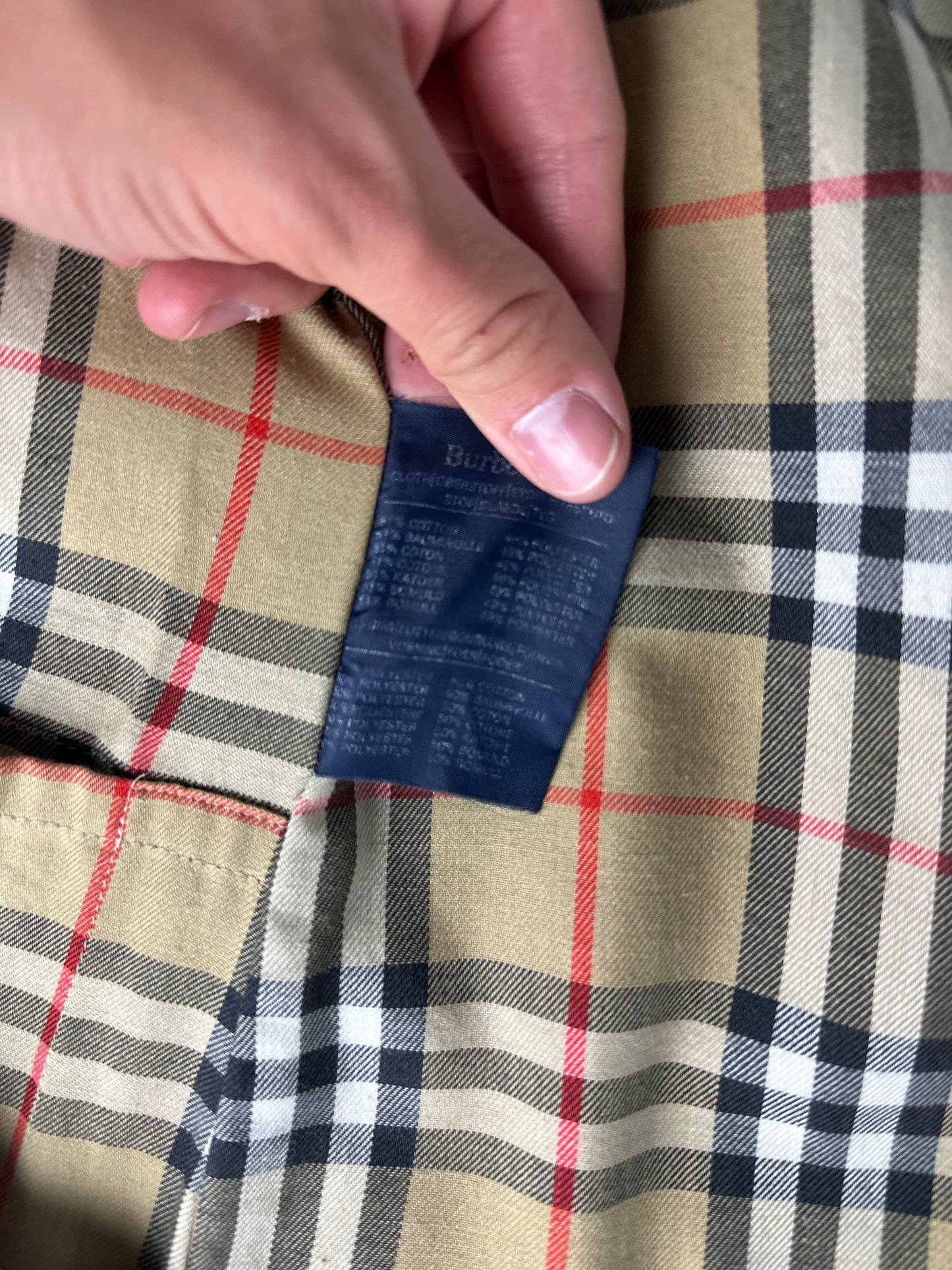 Vintage Burberry Car Coat Size 6 XXS