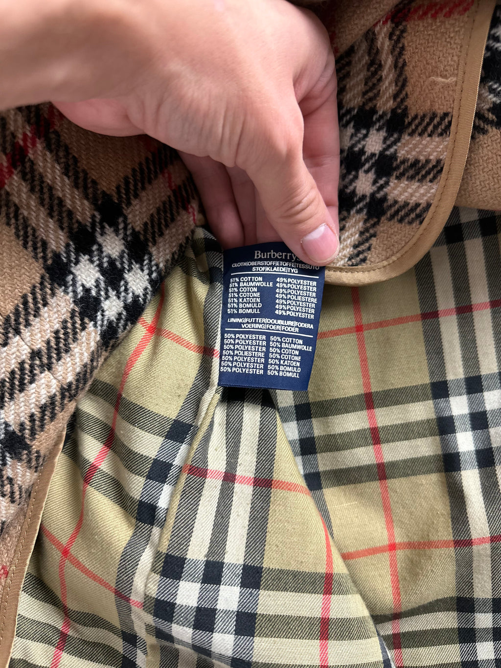 Burberrys Trenchcoat (50/L) including Inlet