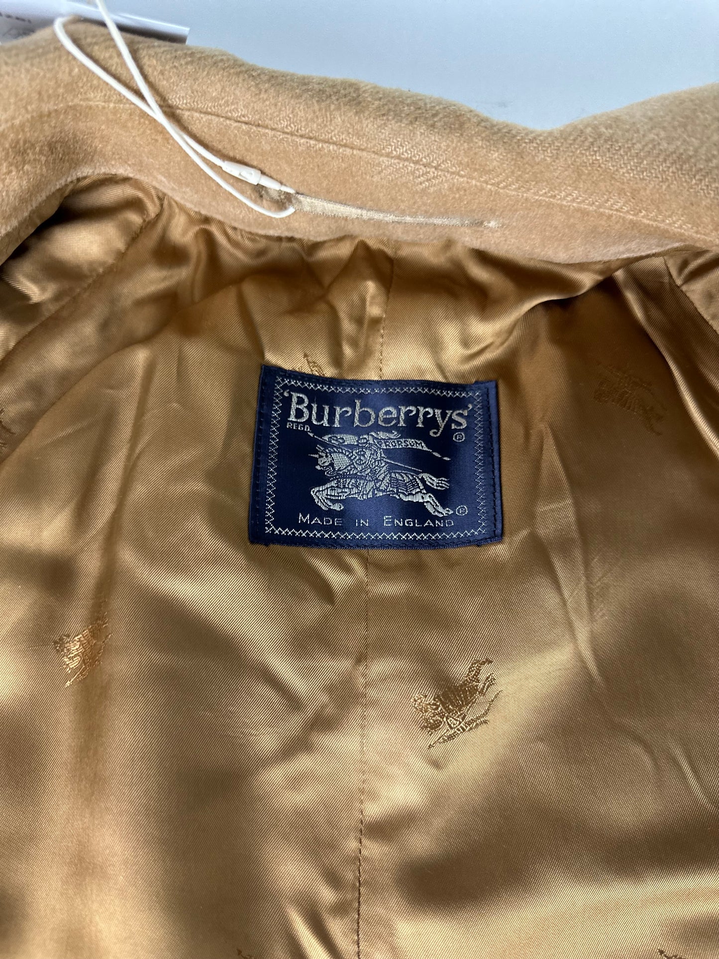 Vintage Burberry Camel Coat Size 48 M