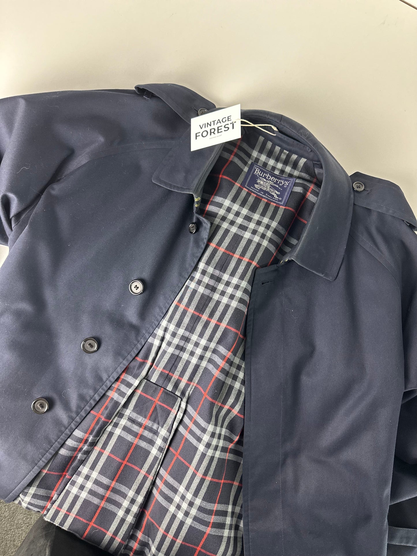 Vintage Burberry Trench Coat Size 54 XL