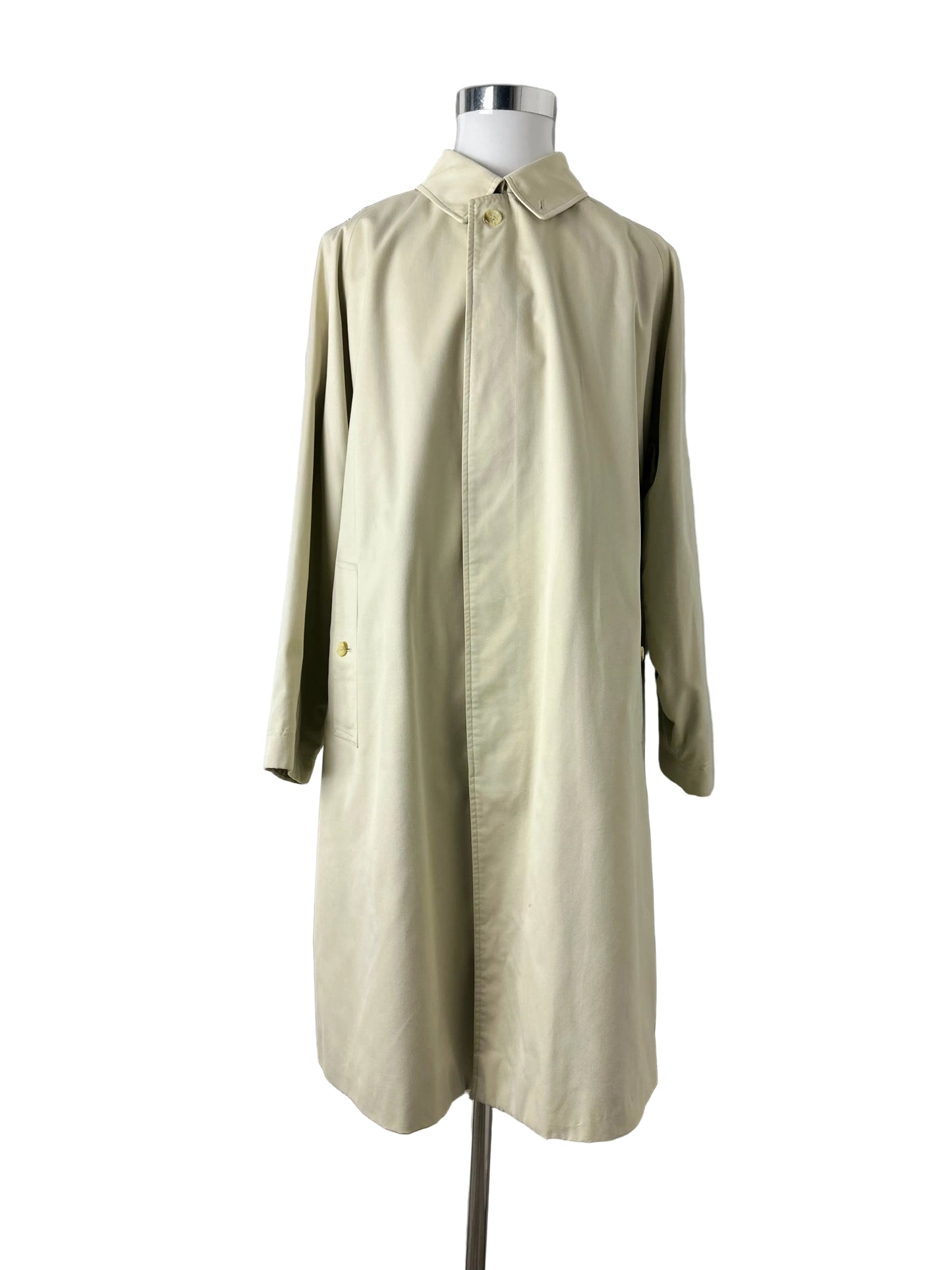 Vintage Burberry Car Coat Creme 52 L