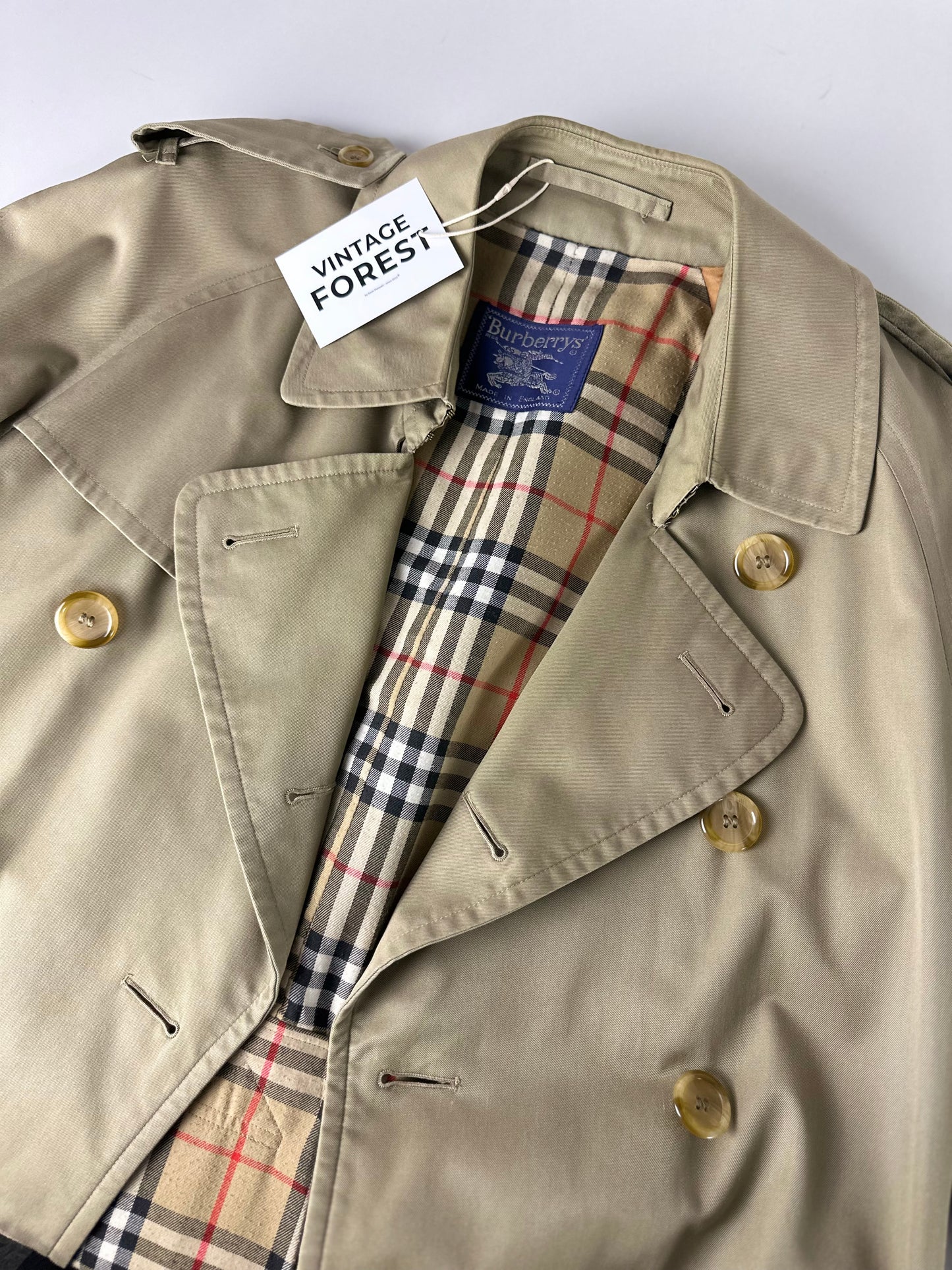 Vintage Burberry Trench Coat Size 46 S