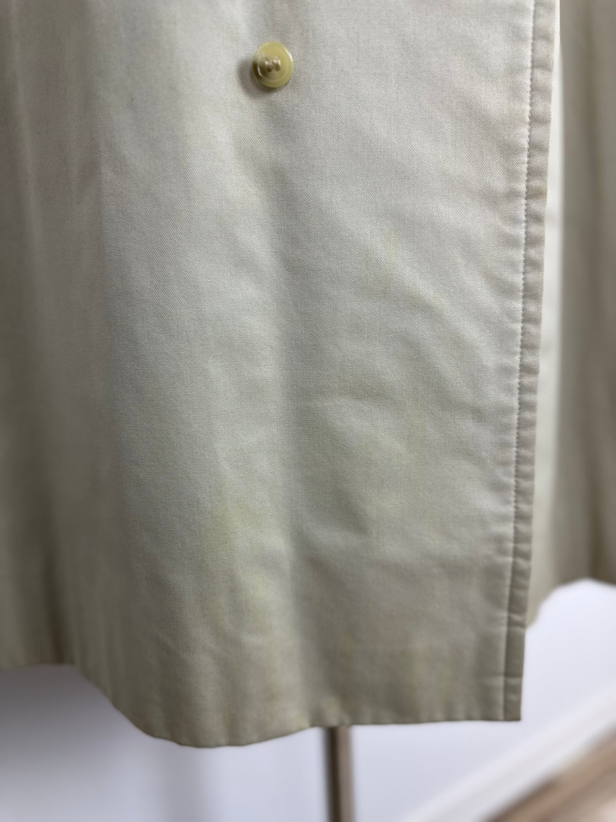 Vintage Burberry Trench Coat Creme Size 50 L