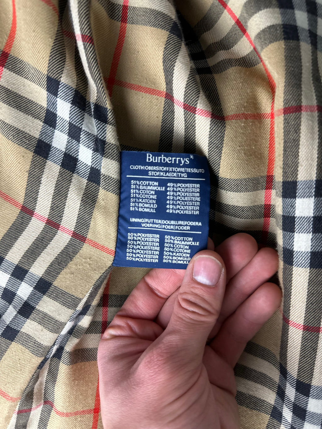 Burberrys Trenchcoat (10/S)