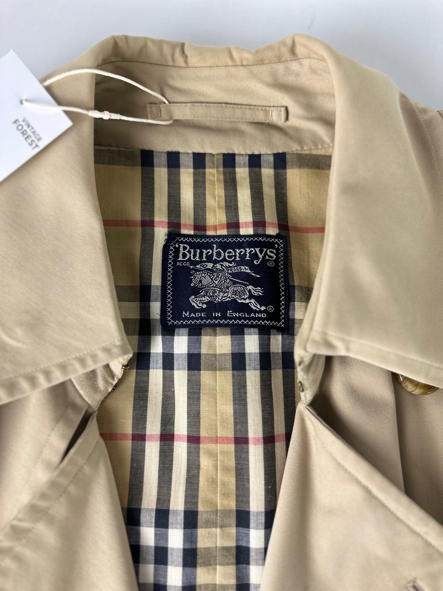 Vintage Burberry Trench Coat Size 48 M