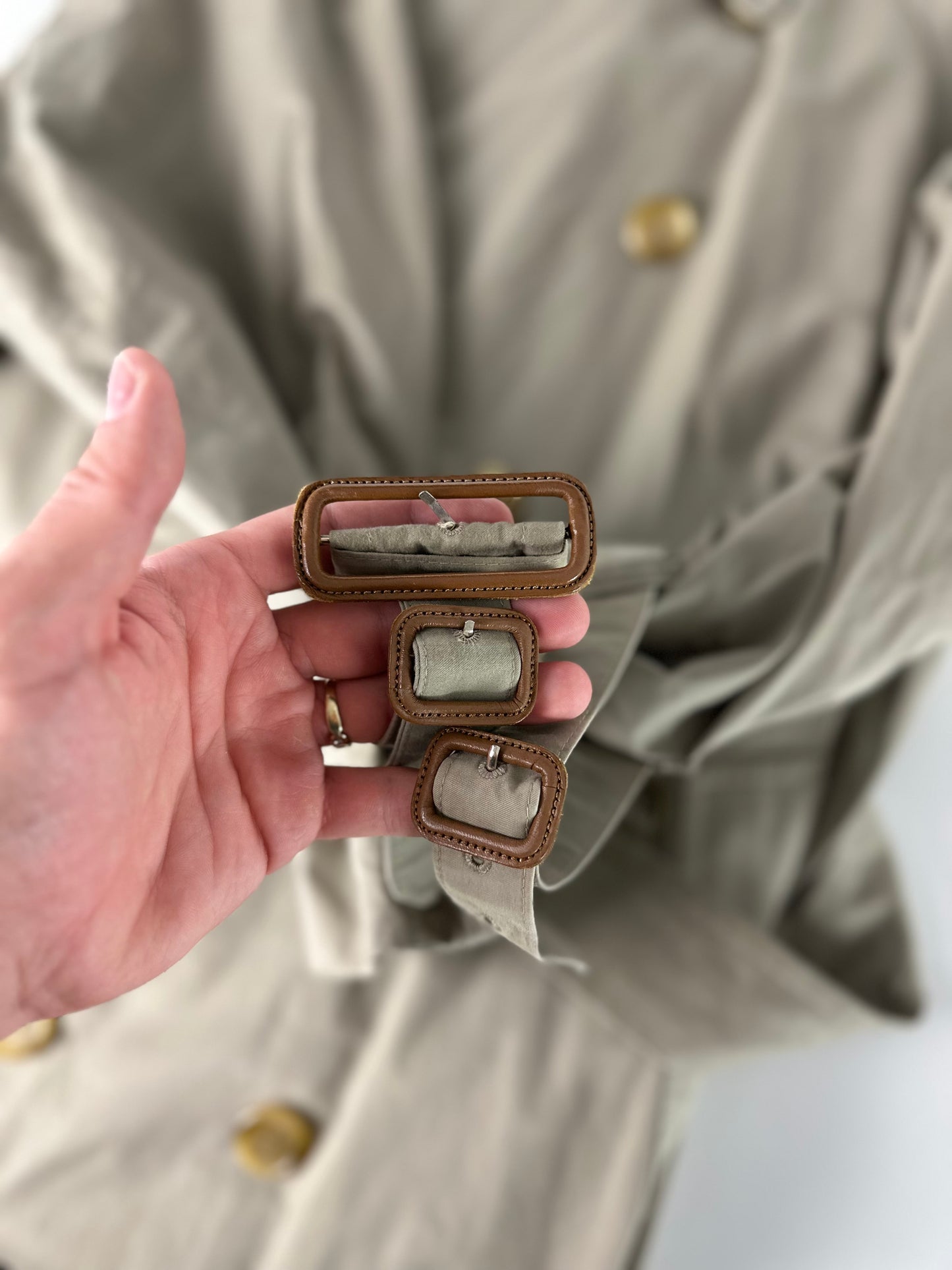 Vintage Burberry Trench Coat Size 52 L