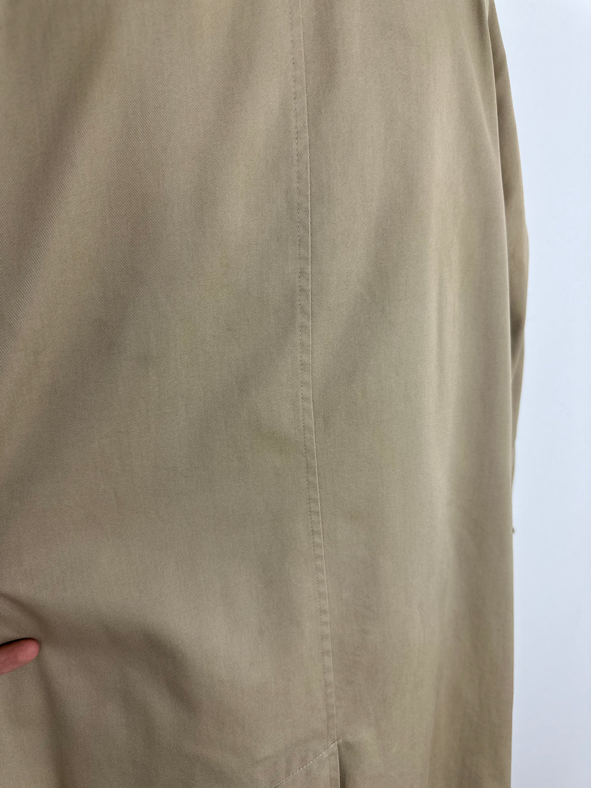 Vintage Burberry Car Coat Beige Size 12 M