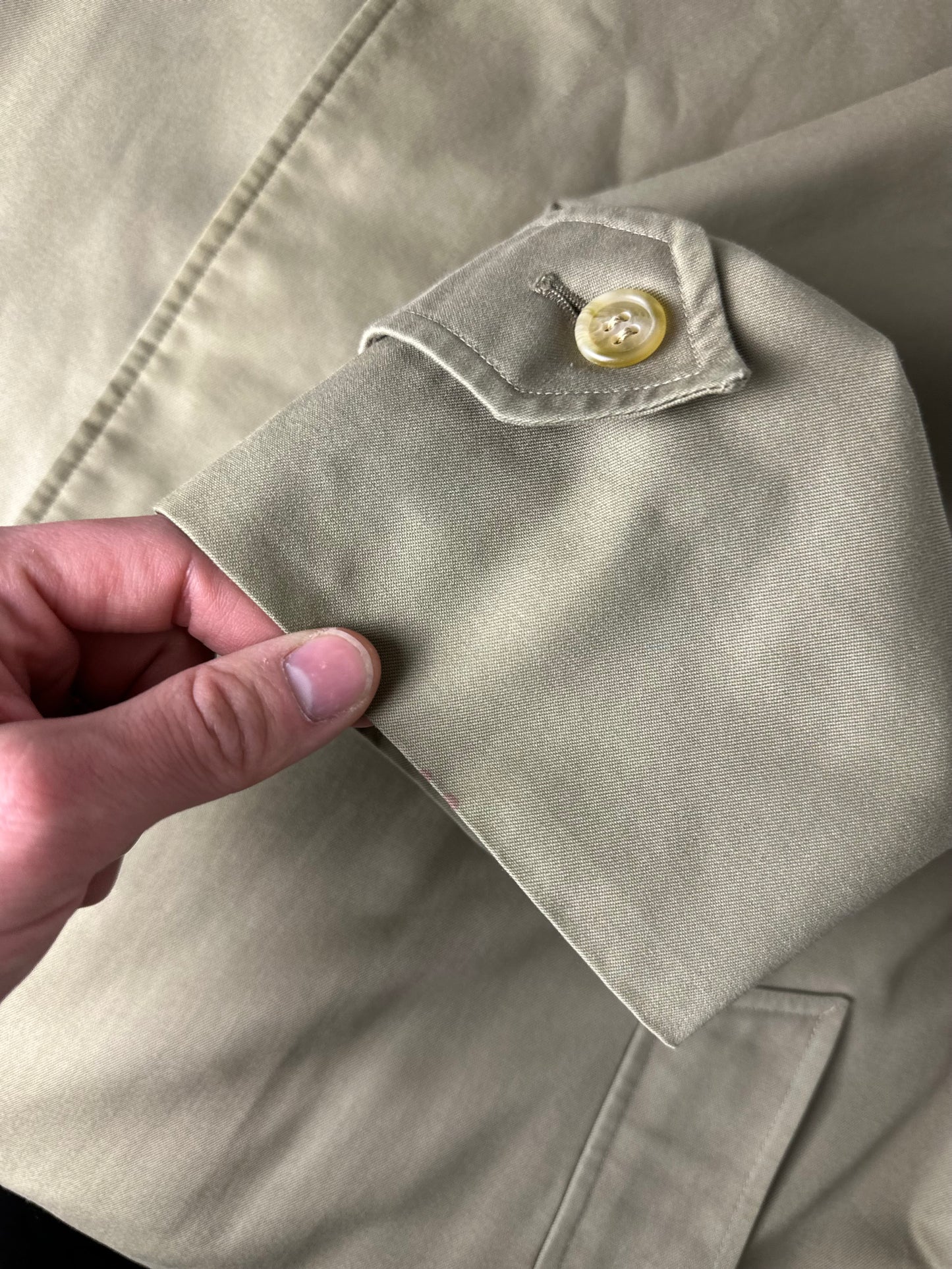 Vintage Burberry Car Coat Beige 52 L