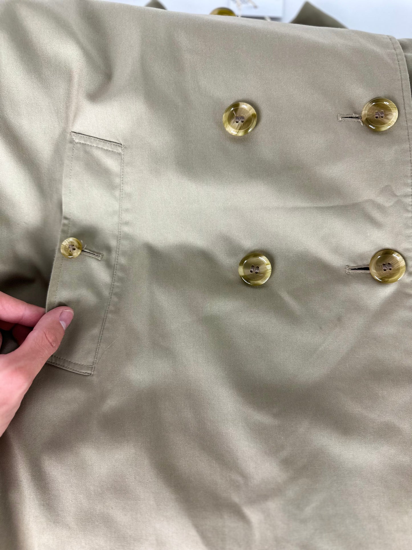 Vintage Burberry Trench Coat Size 10 S