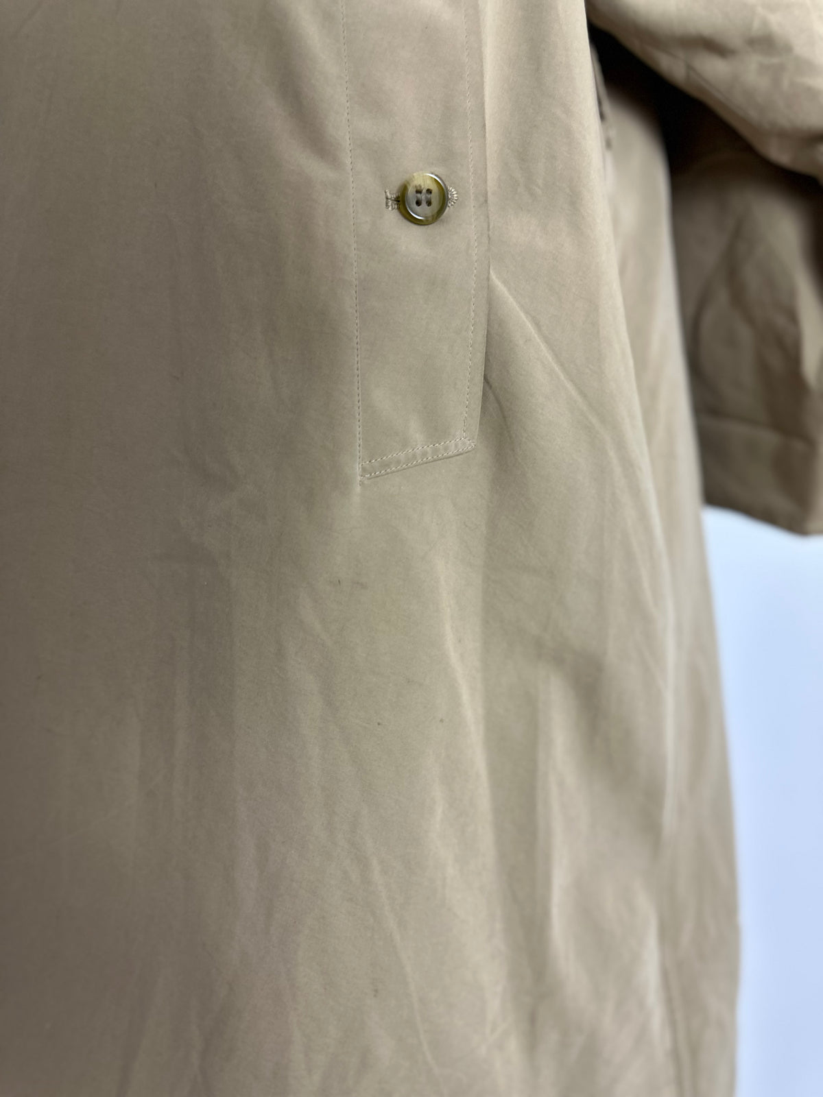 Vintage Burberry Car Coat Beige Size 14 L
