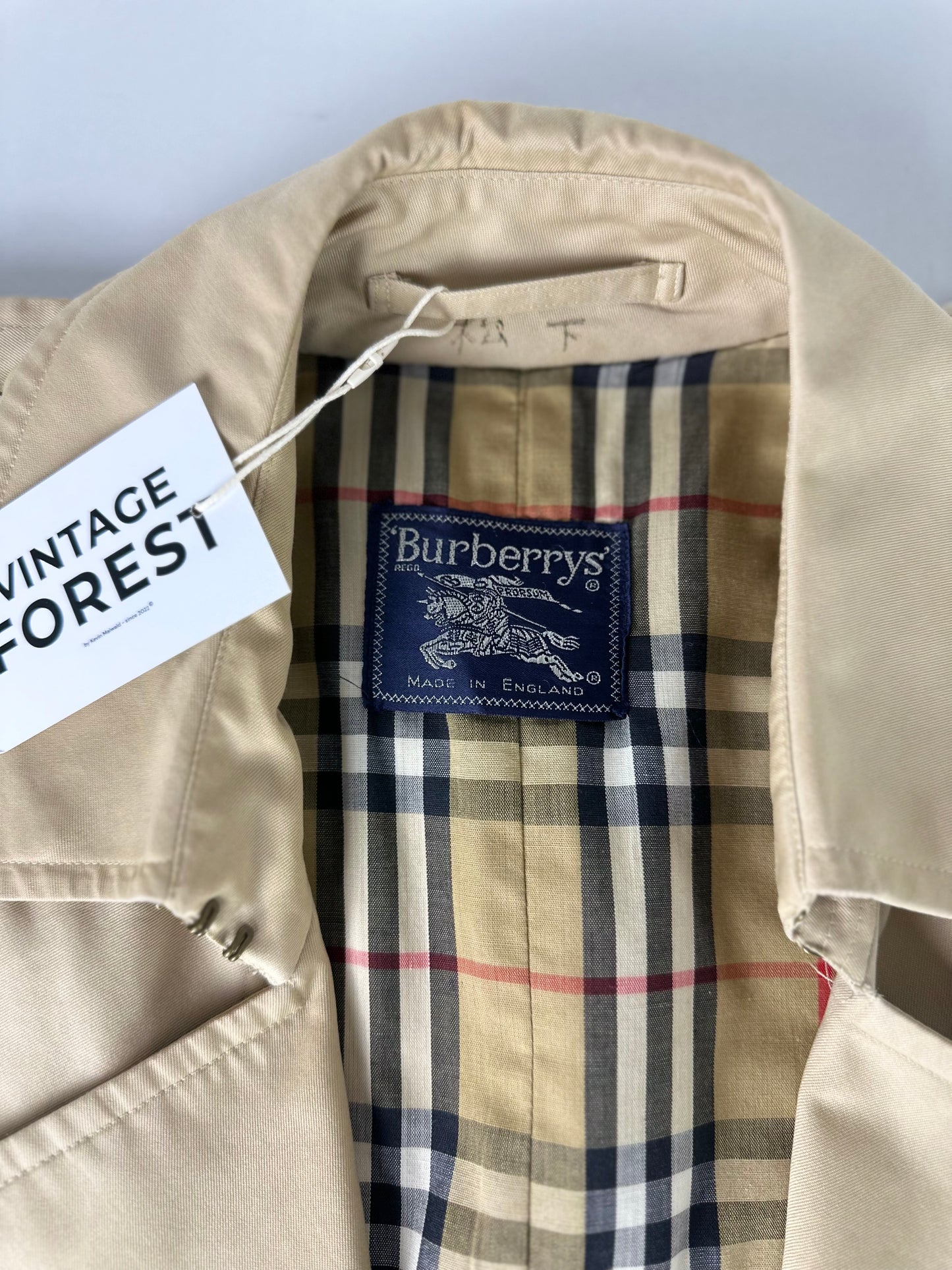 Vintage Burberry Trench Coat Size 44 XS