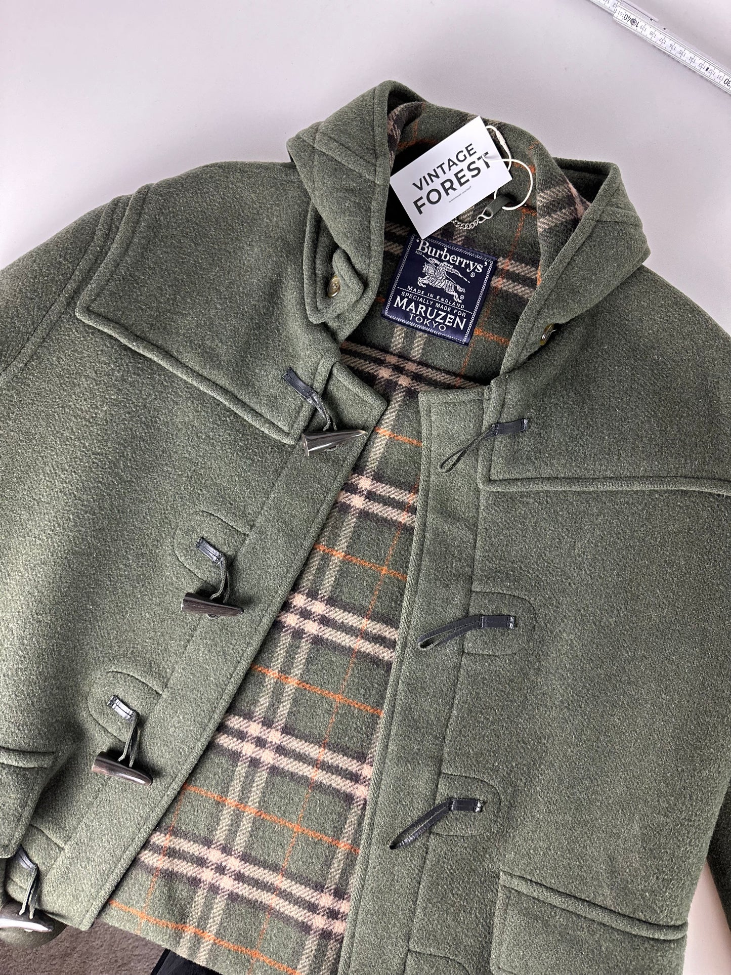 Vintage Burberry Duffle Coat Size 48 M