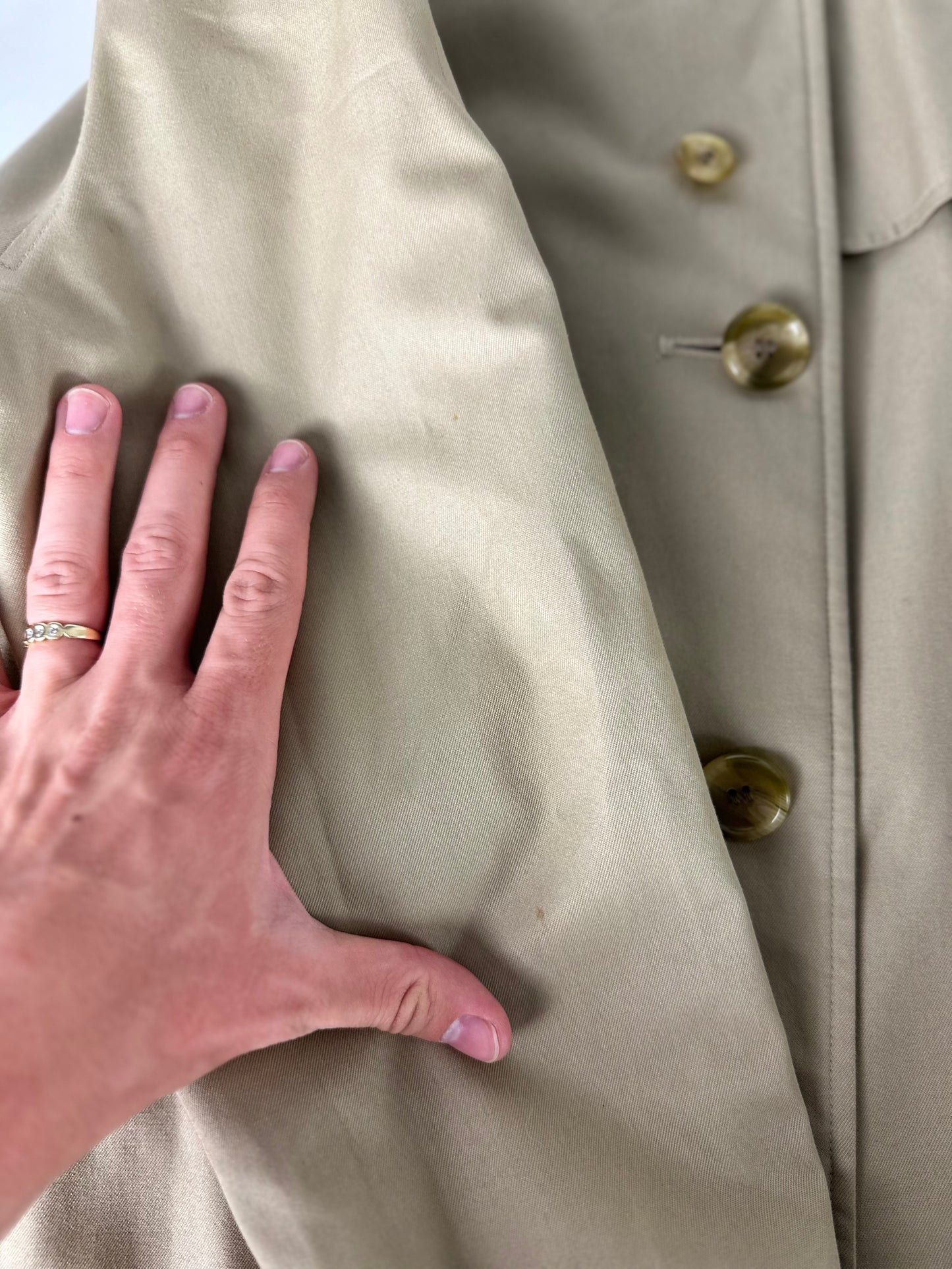 Vintage Burberry Trench Coat Size 10 S