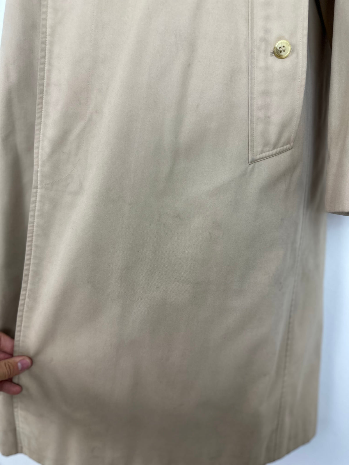 Vintage Burberry Car Coat Beige Size 48 M