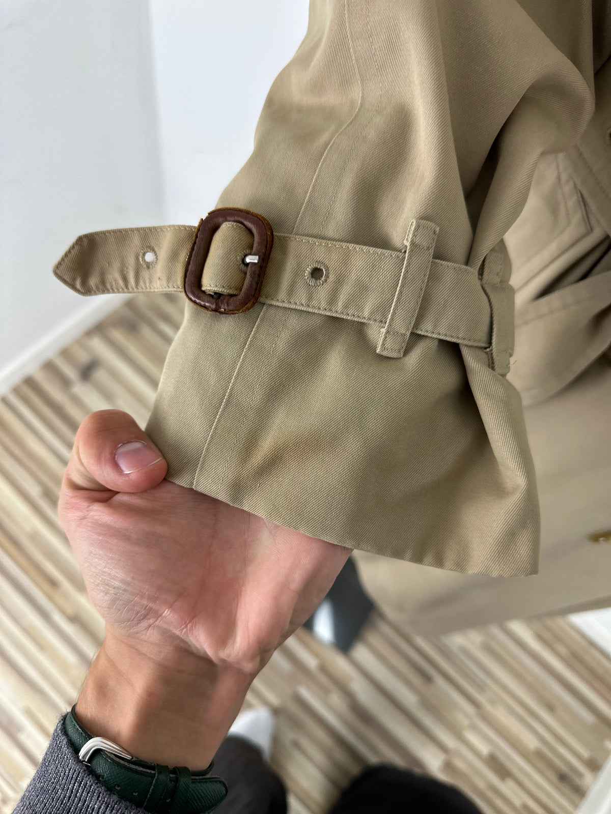 Vintage Burberry Trench Coat Beige Size 48 M