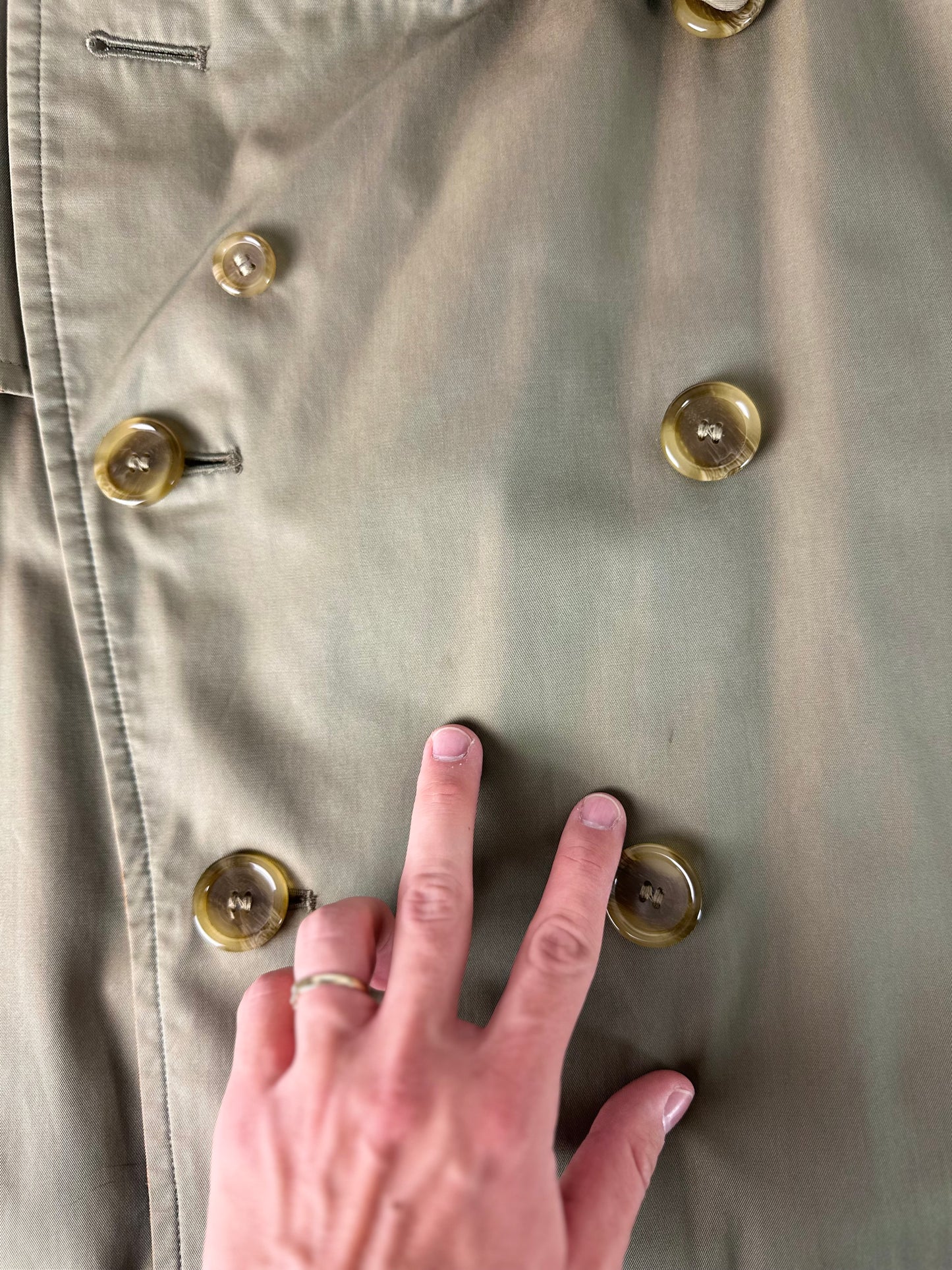 Vintage Burberry Trench Coat Size 50 L