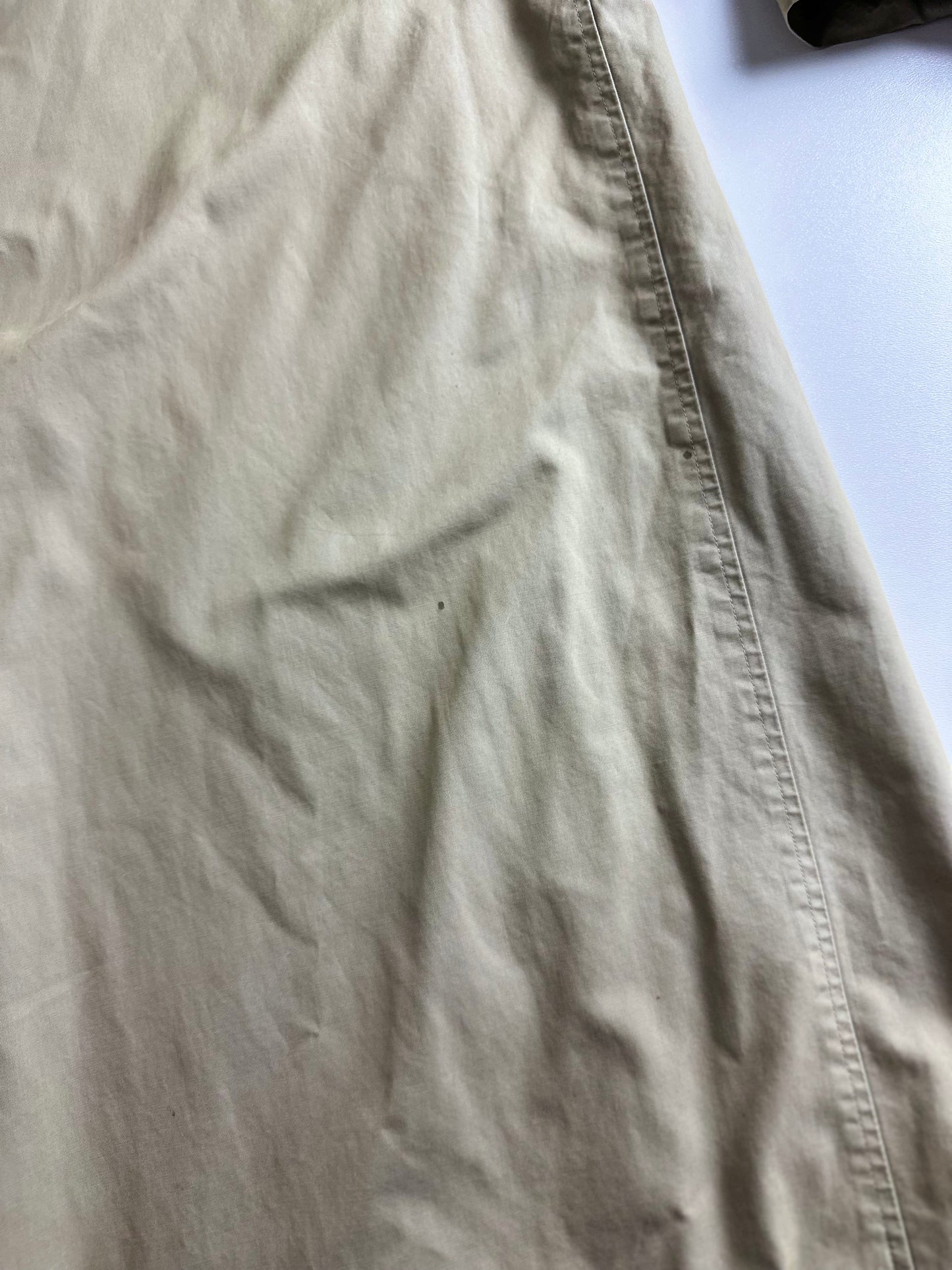 Vintage Burberry Car Coat Beige Size 58 XXL