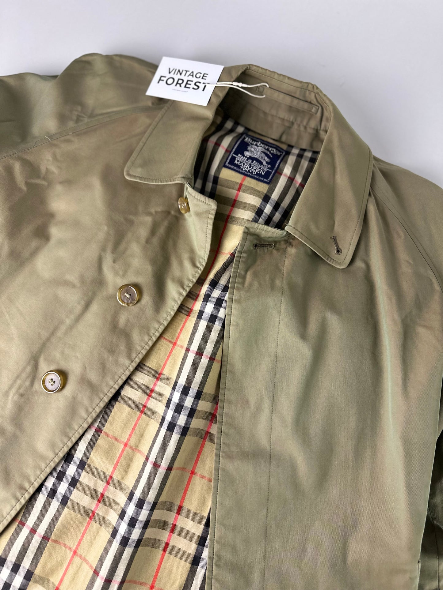 Vintage Burberry Car Coat Size 48 M