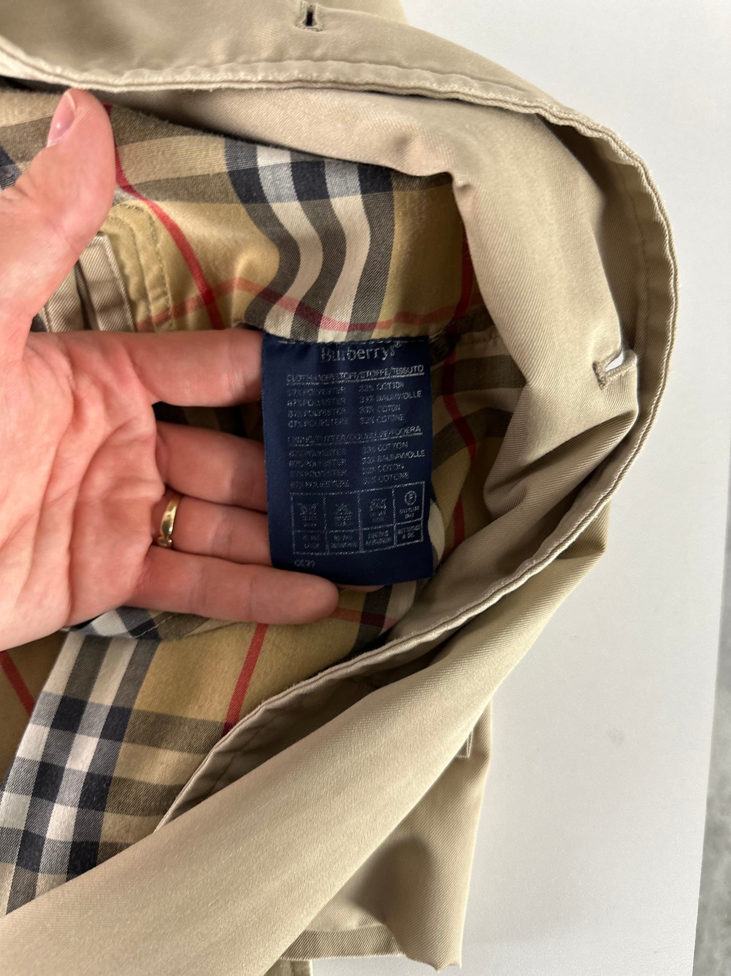 Vintage Burberry Trench Coat Size 50 L