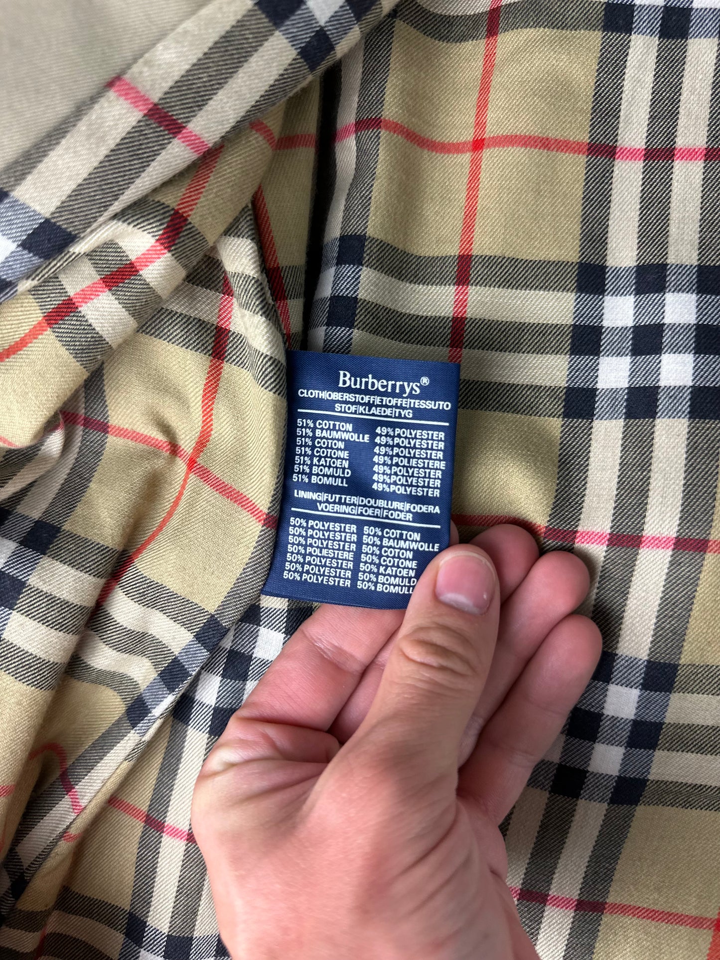 Vintage Burberry Trench Coat Size 10 S