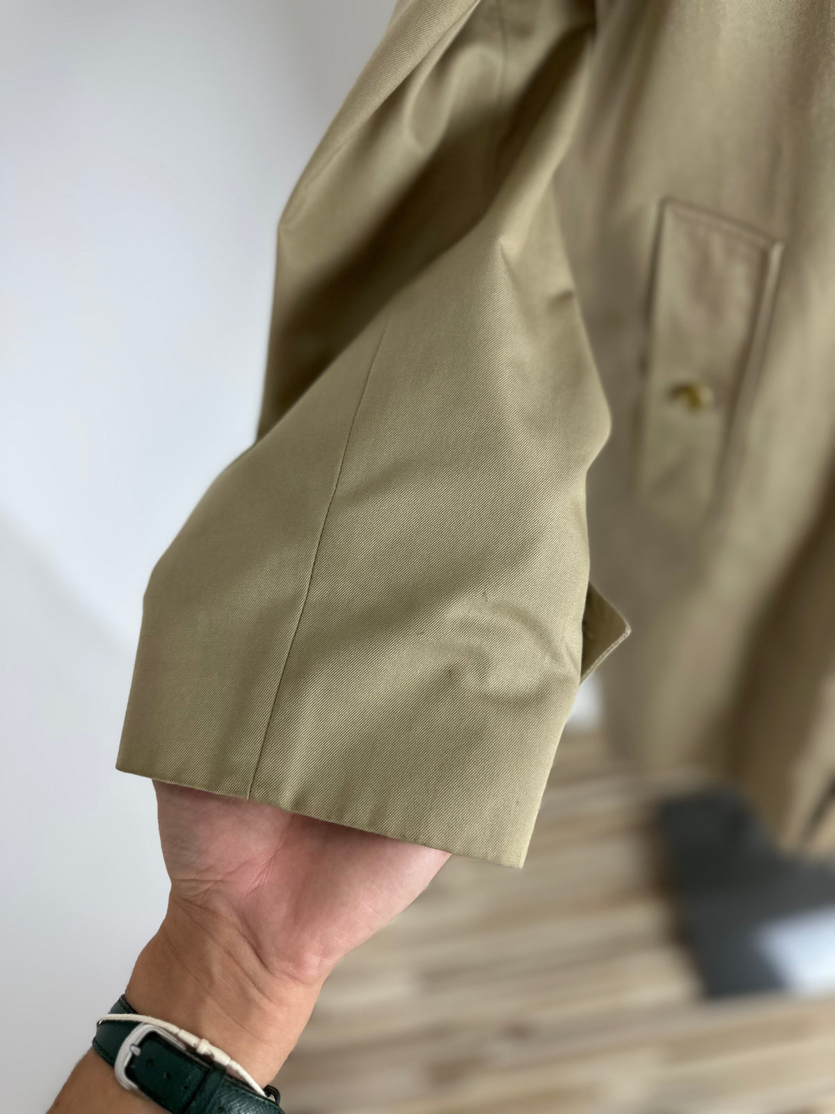 Vintage Burberry Car Coat Beige Size 48 M