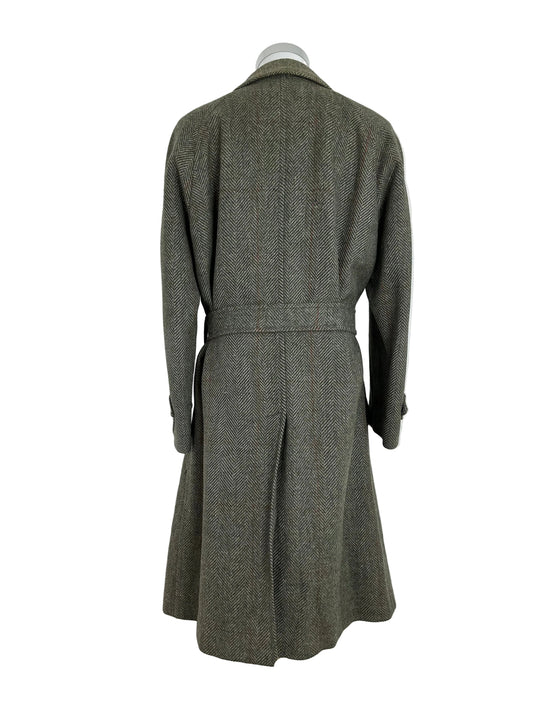 Vintage Burberry Wool Coat Khaki Size 52 L