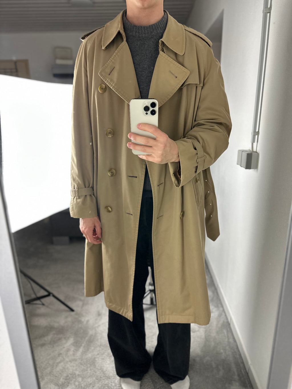 Burberrys Trenchcoat (54/XL) including Inlet