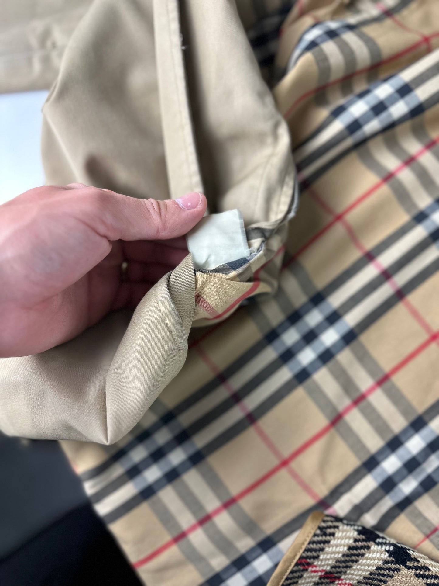 Vintage Burberry Car Coat Size 44 XS With Lining